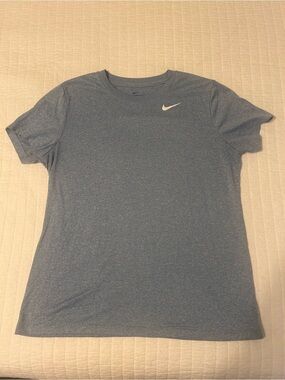 Nike Light Blue Heather Dri-FIT Short Sleeve Tee